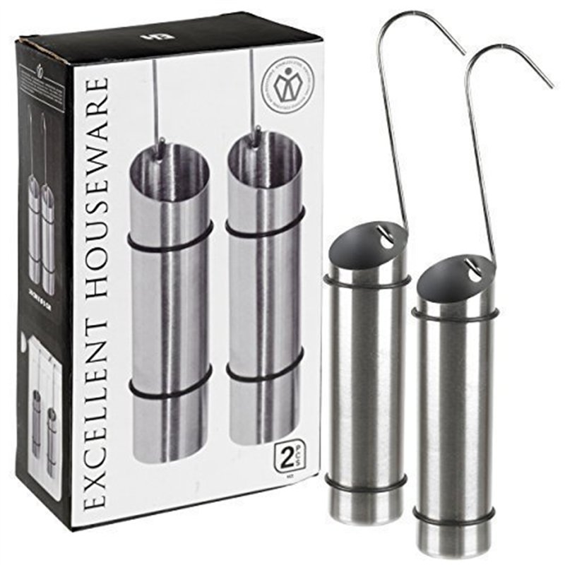 Excellent Houseware Humidificateur 2pcs Inox Argent Ultrason Salle de Séjour