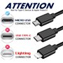 Dragon Trading - Câble USB de rechange compatible avec Amazon Kindle, tablettes Fire et liseuses eBook - Compatible avec tous le