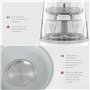 Nuvita STERIEASY 1083 - Sterilisateur Biberons Electrique à Vapeur - Stérilise 6 Biberons en 6 min - Plateau Chauffant en Inox F