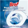 Bref WC Power Activ' Océan – Produit Nettoyant WC – Anti calcaire - Mousse Nettoyante - Fraîcheur intense - Anti-saleté - 4 Elem