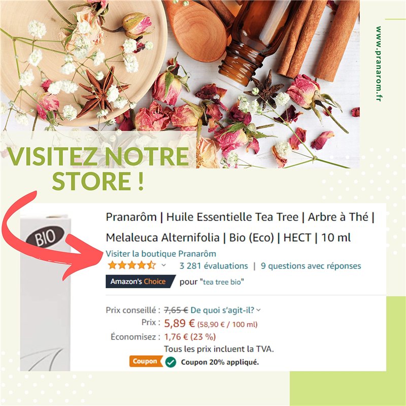 Image secondaire de Pranarôm Huile Essentielle Estragon Prédiluée Artemisia dracunculus Sommité Fleurie HECT 5 ml