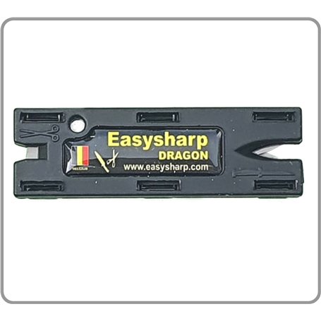 EASYSHARP DRAGON 2021 - Affûteur de poche Belge au carbure de Tungstène Cobalt pour couteaux Ciseaux et outillage jardin - Idéal