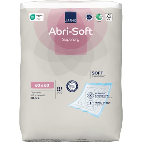 Abri-Soft Superdry Matelas à langer jetable 60 x 60