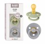Tétine BIBS Colour. Lot de 2 sucettes. Sans bisphénol A