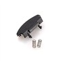 NICOLIE 3 Couleurs Accoudoir Réparation Couvercle Console Couvercle Loquet Central Clip Loquet Compatible avec VW Golf 4 Jetta B