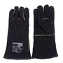 DONAU SAFETY Gant de Soudeur en Croûte de Cuir de Vachette pour Soudage MIG - Taille 10 XL, 1 Paire - Gants de Travail de Haute 