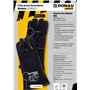 DONAU SAFETY Gant de Soudeur en Croûte de Cuir de Vachette pour Soudage MIG - Taille 10 XL, 1 Paire - Gants de Travail de Haute 