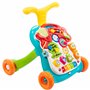 MalPlay Chariot de course 5 en 1 avec table de jeu et piano pour bébé | Poussette de jeu et de marche libre | Aide à la marche m