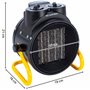 MalTec Radiateur soufflant avec thermostat INFERNO4000 - 2 kW - Céramique - Chauffage électrique mobile à économie d'énergie pou