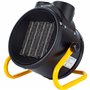 MalTec Radiateur soufflant avec thermostat INFERNO4000 - 2 kW - Céramique - Chauffage électrique mobile à économie d'énergie pou