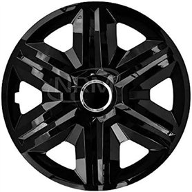 Lot de 4 enjoliveurs Fast Noir 14"