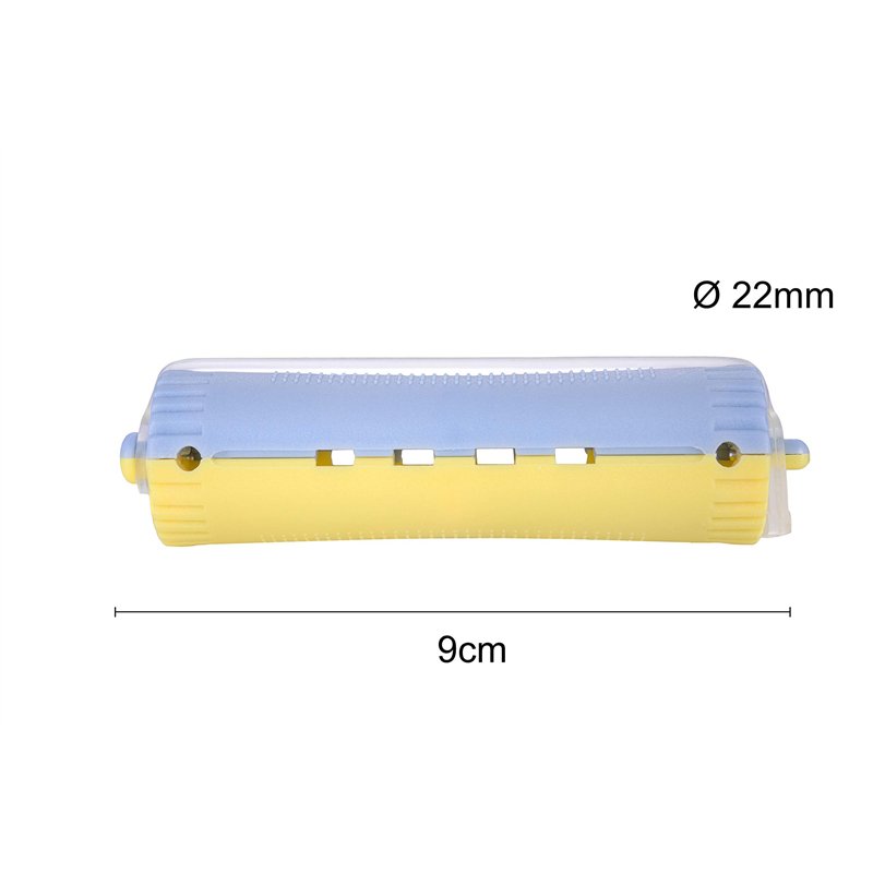 Image secondaire de PONIK'S PROFESSIONAL Lot de 12 bigoudis pour permanente - Bigoudis pour permanente - 22 mm - Petits bigoudis avec languettes en 