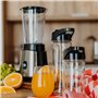 LEHMANN Blender Mixeur Smoothie 1200W, Mini Blender 1L avec 2 Bouteilles BPA-Free Portables de 570 ml et 400 ml pour Jus, Smooth