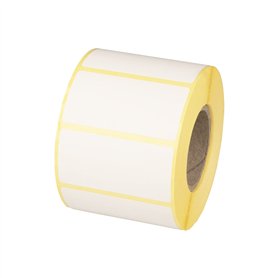 MDlabels Lot de 1000 étiquettes thermiques blanches en rouleau – 60 x 30 mm – Adhésif permanent