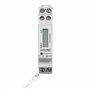 Virone EM-2 Compteur D'électricité Rail DIN Compteur d'Energie Monophasé 40A Sortie d'Impuls 1 Module DIN TH-35mm
