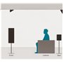 Dynavoice - Couple de Enceintes de étagère, Mur, Plafond. idéal pour Dolby Atmos. réf. Magic FX-4. Blanc.