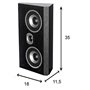 Dynavoice - Couple de Enceintes de étagère, Mur, Plafond. idéal pour Dolby Atmos. réf. Magic FX-4. Blanc.