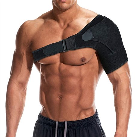 RUNZI Attelle de soutien d’épaule avec coussin de pression pour hommes et femmes