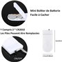 Guirlande Lumineuse LED, Girlande de Lumière à Piles Lot de 20 Fil en Cuivre 1m avec 10 LEDs Blanc Chaud pour Décoration Anniver