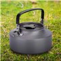 Théière, MAGT Portable 1.1L théière en aluminium grande cafetière en aluminium bouilloire en plein air théière en aluminium dura
