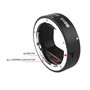 Meike MK-RF-AF1 Bague d'adaptation de tube d'extension macro en métal pour mise au point automatique (13 mm + 18 mm) compatible 