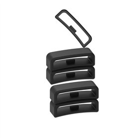 Chofit Fit Compatible avec Garmin Vivoactive HR Sangle de fixation Hoop Loop Caoutchouc Boucle Holder Compatible avec Garmin Viv