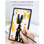 GOZOPO [Lot de 2 Protection Écran pour Samsung Galaxy Tab S6 Lite 10.4 Pouce(2024/2022/2020) 9H HD Film de Protection en Verre T