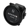 NInE-ROnG Compteur d'heures à quartz rond DC 8V à 80V