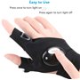 Number-one Gants de pêche d'extérieur 2 gants LED lampe torche sans doigts éclairage nocturne gants magiques avec bande pouce in