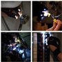 Number-one Gants de pêche d'extérieur 2 gants LED lampe torche sans doigts éclairage nocturne gants magiques avec bande pouce in