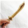 Zhou-long Hache en bois pour enfants - Jouet fait à la main - Jeu d'extérieur en corde de chanvre - Avec tradition chinoise