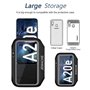 Brassard de Sport Compatible avec Galaxy A20e/ A40, Bande Ajustable et d'une Fente pour Carte, pour la Course, la Marche et la R