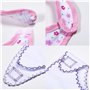 ZWOOS Bavoirs pour Poupée et Couches pour Baby Poupée, Accessoires pour Poupées 30-40 cm, 4 Pièces