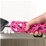 IPHOX 3 Set Silicone Tapis à Dessous de Tapis Intressement Sculpté Multi-Usage - sous-Verres Durables Non Slip Isolés (Black-TY)