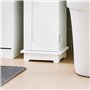 SoBuy® FRG177-W Support Papier Toilette Armoire Toilettes Porte Brosse WC Meuble de Salle de Bain sur Pied en Bois – Blanc