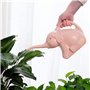 Fenteer Arroseur à Fleur en Forme D'éléphant, Arrosoir pour Intérieur et Extérieur, Maison, Jardin, Arrosage Bonsaï 2L - Rose