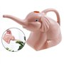 Fenteer Arroseur à Fleur en Forme D'éléphant, Arrosoir pour Intérieur et Extérieur, Maison, Jardin, Arrosage Bonsaï 2L - Rose