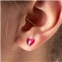 Lvcky 840 pieces Boucles d'oreilles Autocollant 3D Strass Autocollant Filles Boucles d'oreilles à Coller