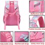 Sac Ecole Fille Sac a Dos Scolaire Fille Cartables Enfant Primaire pour l'école Loisir Voyage 3 en 1 Sac Sirène+Sac à Lunch+ Tro
