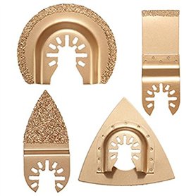 ChaRLes 4Pcs Lames De Coulis Au Carbure Pour Lames De Scie Multifonctions Oscillantes Pour Dewalt Stanley Black Decker Bosc