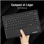 1 by One DIAFIELD Clavier Bluetooth AZERTY avec Un Ecran Tactile Ultra Mince et Tactile, Pavé Tactile pour iPad, Galaxy Tab, iPh