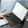 1 by One DIAFIELD Clavier Bluetooth AZERTY avec Un Ecran Tactile Ultra Mince et Tactile, Pavé Tactile pour iPad, Galaxy Tab, iPh