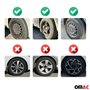 Sparco Enjoliveurs Roma - 14-Pouces - Gris/Noir - Set de 4 pièces