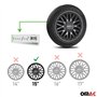 Sparco Enjoliveurs Roma - 15-Pouces - Gris/Noir - Set de 4 pièces