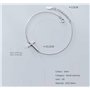 Bracelet en Argent S925, Bijoux de Main de Mode Croix Pleine de Diamants Simples Fémininsbracelet en argent s925