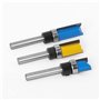 WSOOX 6 mm Tige Fraise à Affleurer 3PCS Fraises de Fraisage Pièces Flush Garniture Fraise Outils de Fraisage de Menuiserie Brico