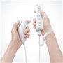 2 coques blanches en silicone avec dragonne pour manette Nintendo Wii