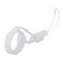 2 coques blanches en silicone avec dragonne pour manette Nintendo Wii