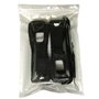 2 coques noires en silicone avec dragonne pour manette Nintendo Wii