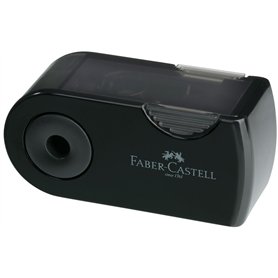 Faber-Castell 182710 Taille-crayon 1 usage SLEEVE Mini noir